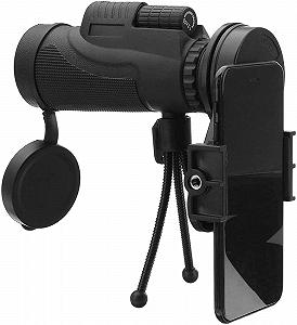 Монокуляр QHYTL High Performance Telescope 12x50 для походів з камерою смартфона HD для відкритого простору з утримувачем для телефону для iPhone для Huawei - Фото 1