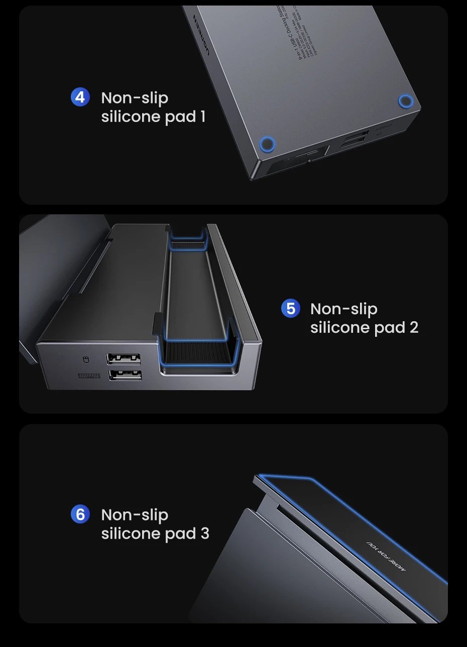 Док-станція Ugreen 9в1 CM800 HDMI 100W Steam Deck, ROG Ally, Nintendo, X Legion, фото №14 Док-станція Ugreen 9в1 CM800 HDMI 100W Steam Deck, ROG Ally, Nintendo, X Legion, фото №14