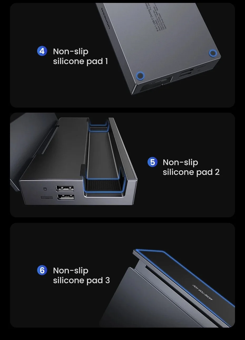 Док-станция Ugreen 9в1 CM800 HDMI 100W Steam Deck, ROG Ally, Nintendo, X Legion, фото №14 Док-станция Ugreen 9в1 CM800 HDMI 100W Steam Deck, ROG Ally, Nintendo, X Legion, фото №14