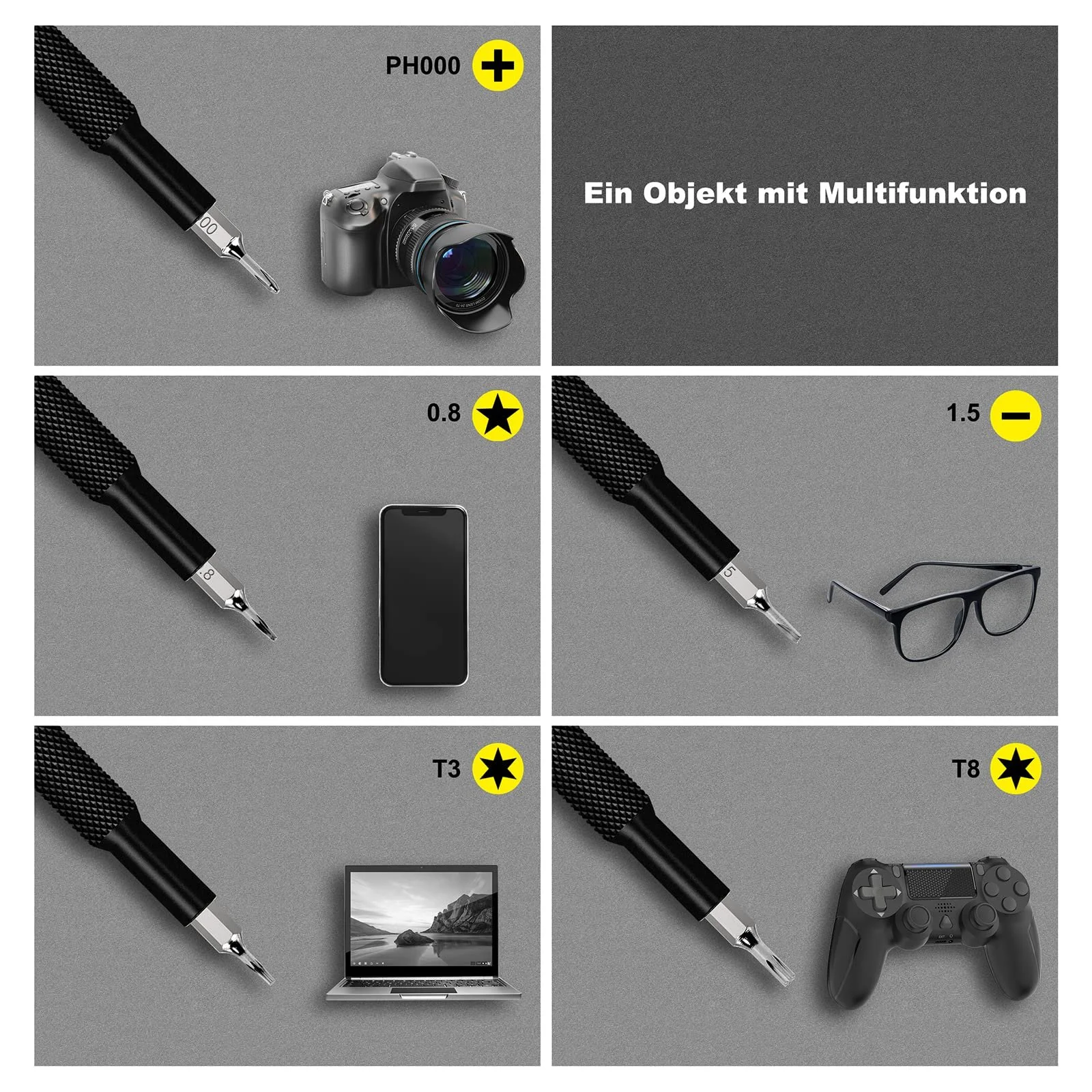 Набір прецизійних викруток VCELINK 25 в 1 з 24 бітами магнітний, фото №4