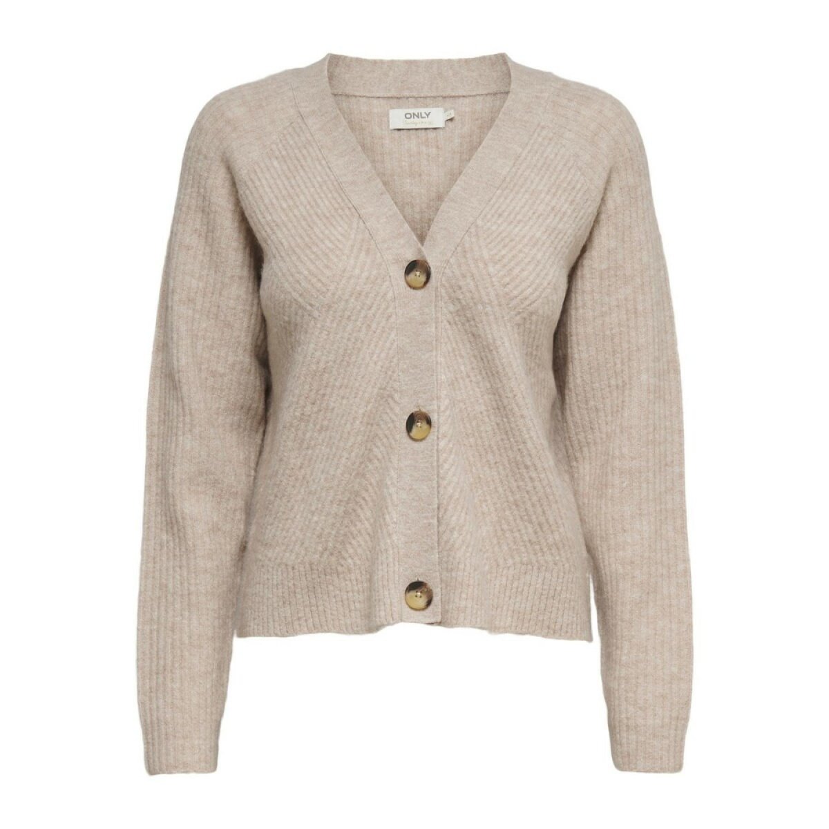 Кардиган ONLCAROL L/S CARDIGAN KNT NOOS 15196734-Pumice Stone ONLY L, фото №1
