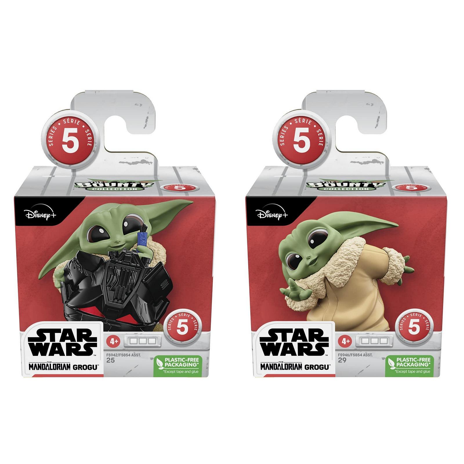 Фигурки Hasbro Star Wars The Bounty Collection Series 5 Grogu, набор из 2 штук, шлем, игра в подглядывание, игрушка для детей от 4 лет, 5,5 см, Multi, F5941, фото №2