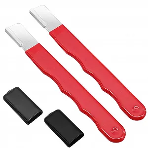 Точило для садових інструментів 2 шт. портативне з нековзною ручкою та кришкою - Фото 1