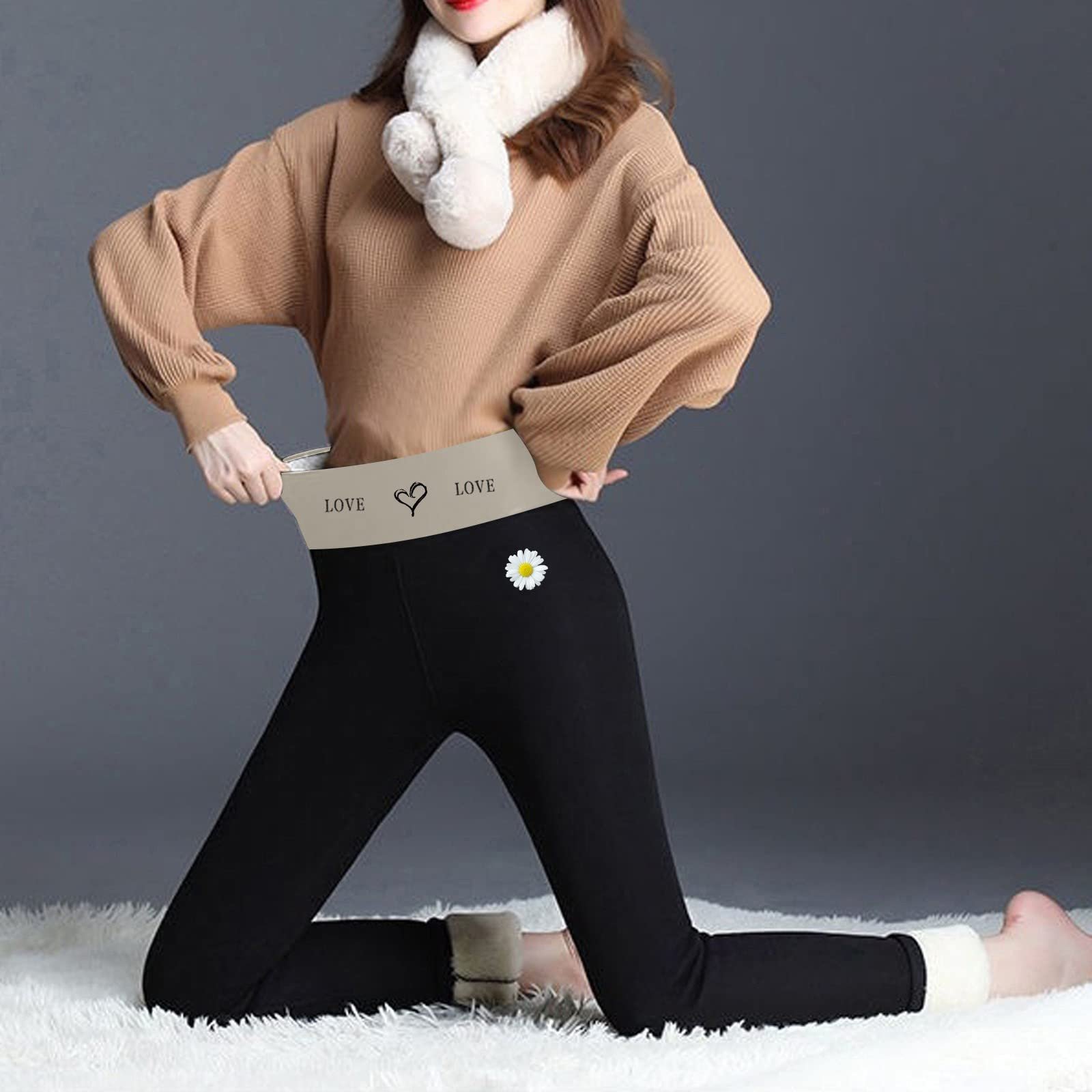 Легінси Термо Fleece Thermal Underwear Lined Black Warm with Fur, фото №3