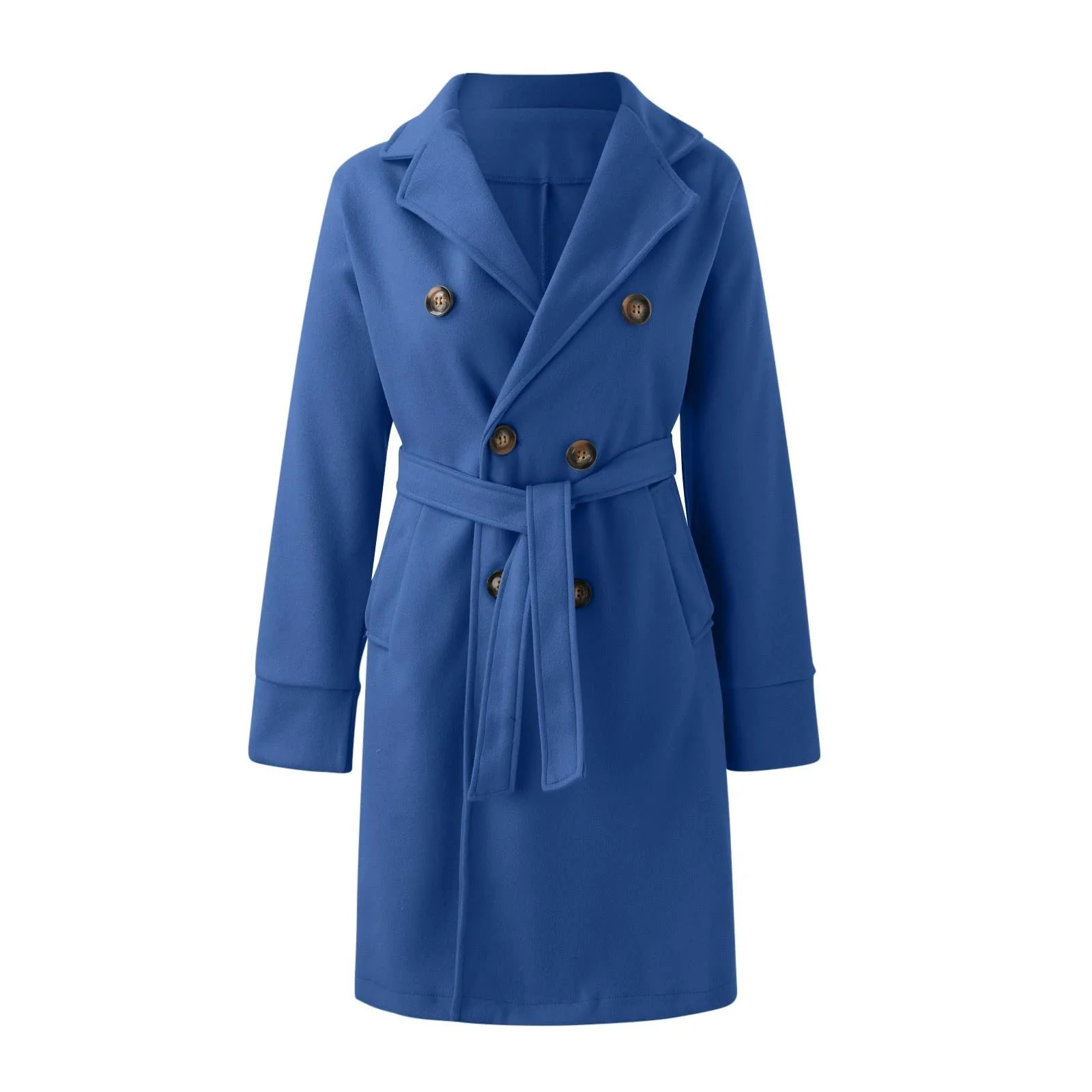 Жіноча Осіння Зимова Куртка Yowablo Кардиган Slim Однотонний з Ґудзиком, фото №3 Жіноча Осіння Зимова Куртка Yowablo Кардиган Slim Однотонний з Ґудзиком, фото №3