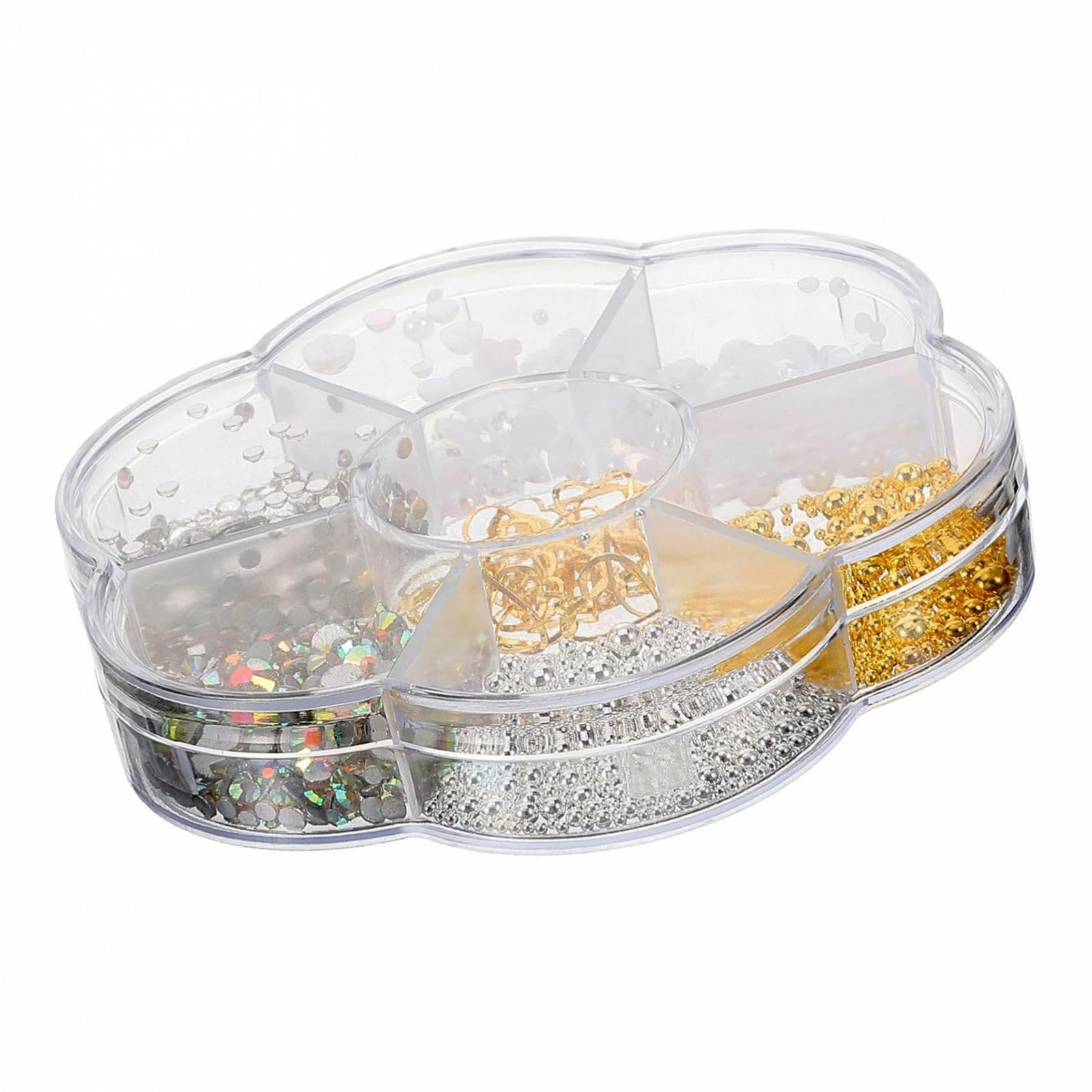 FRCOLOR 1 коробка, аксессуары для ногтей, ювелирные изделия для ногтей, подвески для ногтей, маленькие аксессуары для ногтей, подвески для ногтей для женщин, драгоценные камни для ногтей, украшения для маникюра, подвески для ногтей из смолы для женщин, фото №1