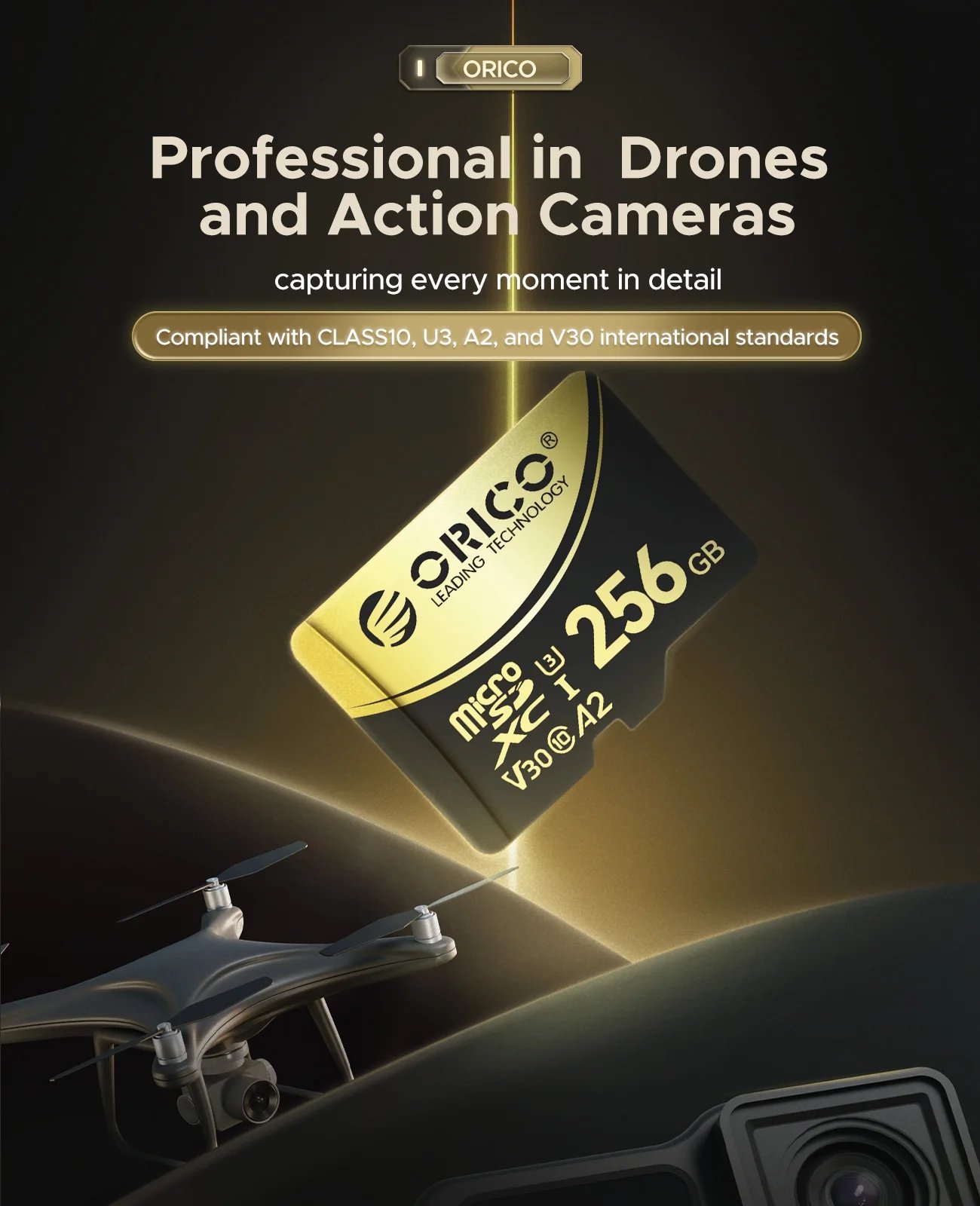 Карта памяти Orico 512Gb microSDXC UHS-I U3 V30 A2 4K, фото №9