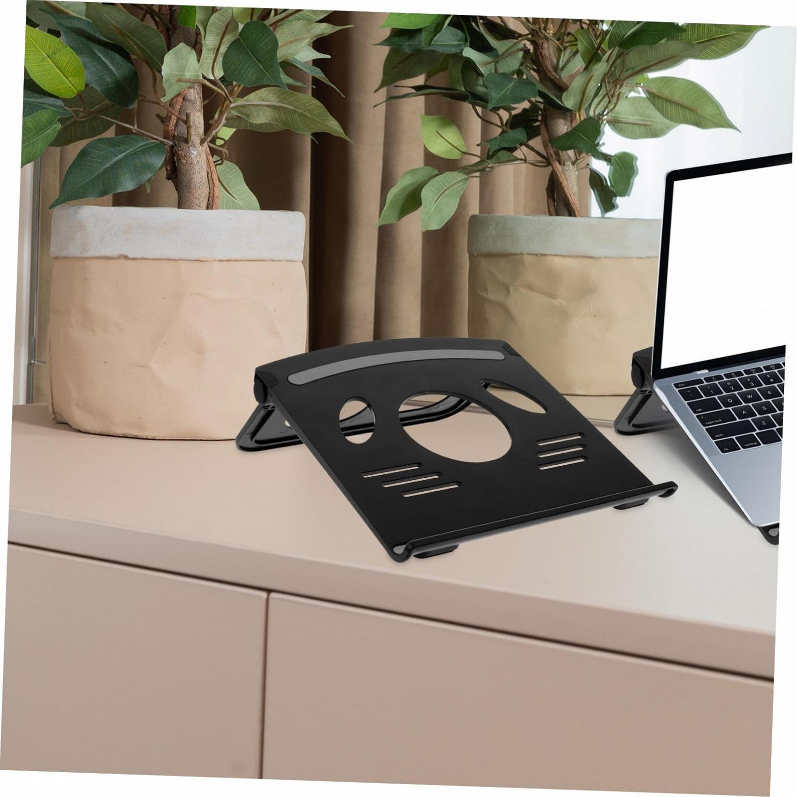 Подставка для ноутбука Эргономичная Материал Прочный для ноутбука Планшета и Книг Мобильный держатель для стола для офиса и дома Серый Настольный держатель, фото №2