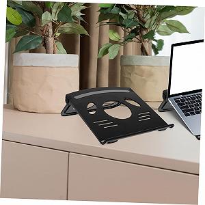 Подставка для ноутбука Эргономичная Материал Прочный для ноутбука Планшета и Книг Мобильный держатель для стола для офиса и дома Серый Настольный держатель synthetic.ua - Фото 1