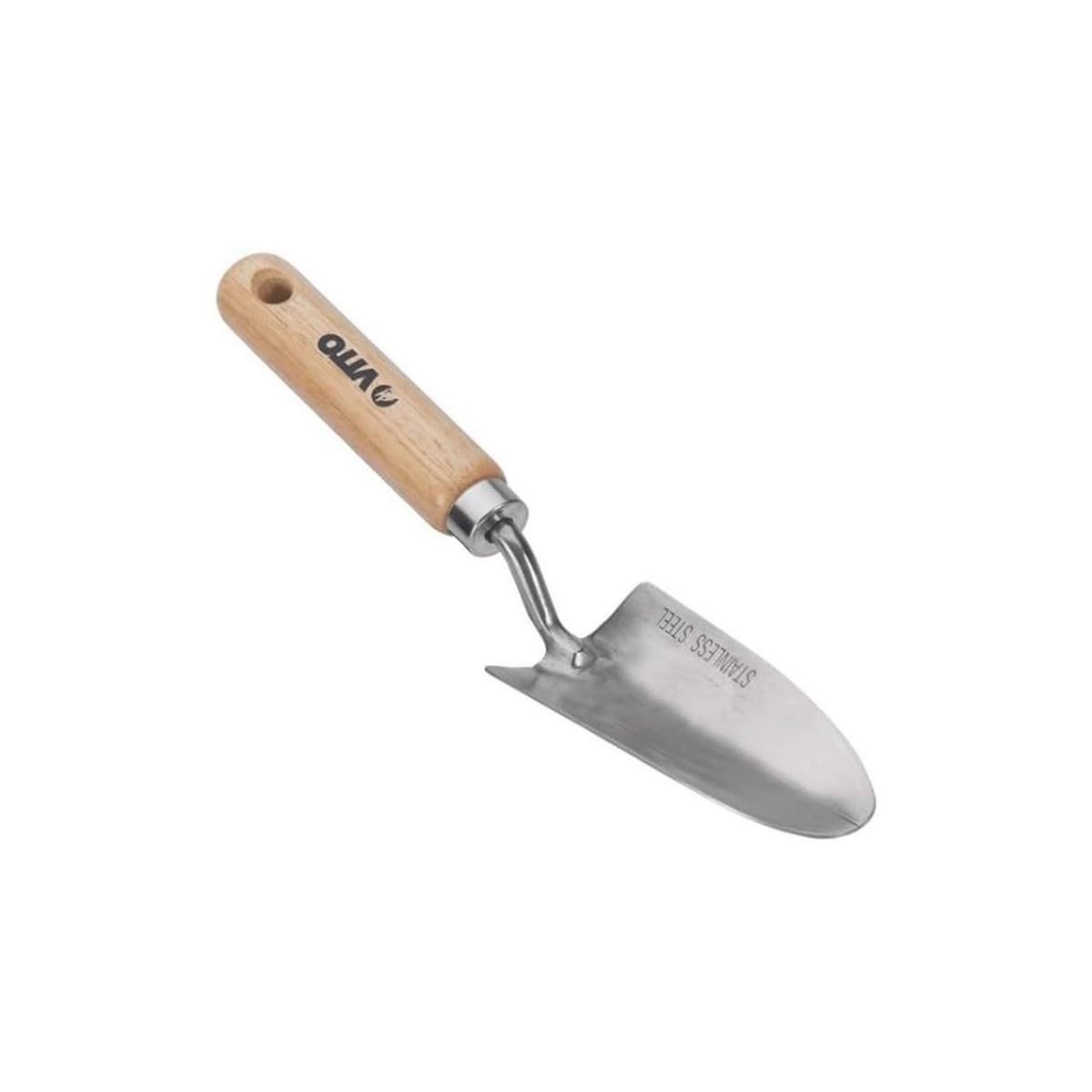 Лопатка VITO Garden Малая ручная Садовая из нержавеющей стали для цветов с деревянной ручкой VIPTP, фото №1