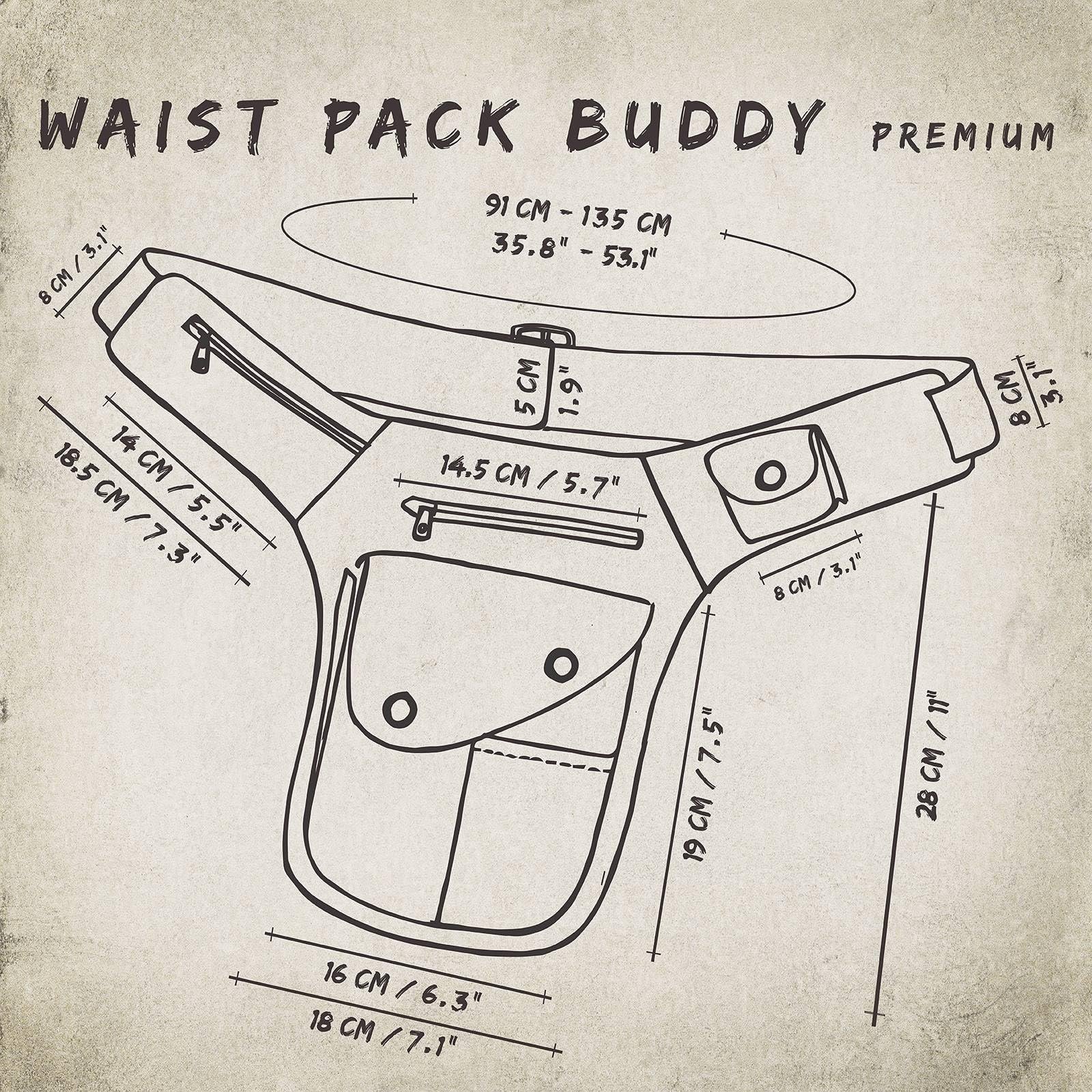 Сумка поясная Freak Scene/2 Buddy Belt Bag/Bum Bag – Все цвета, фото №5