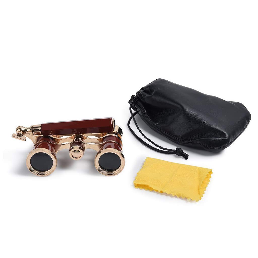 Бінокль BIlinli Mini Protable Vintage Glasses Telescope з ручкою Модний Елегантний багатофункціональний аксесуар для опери, театру, перегонів, фото №5