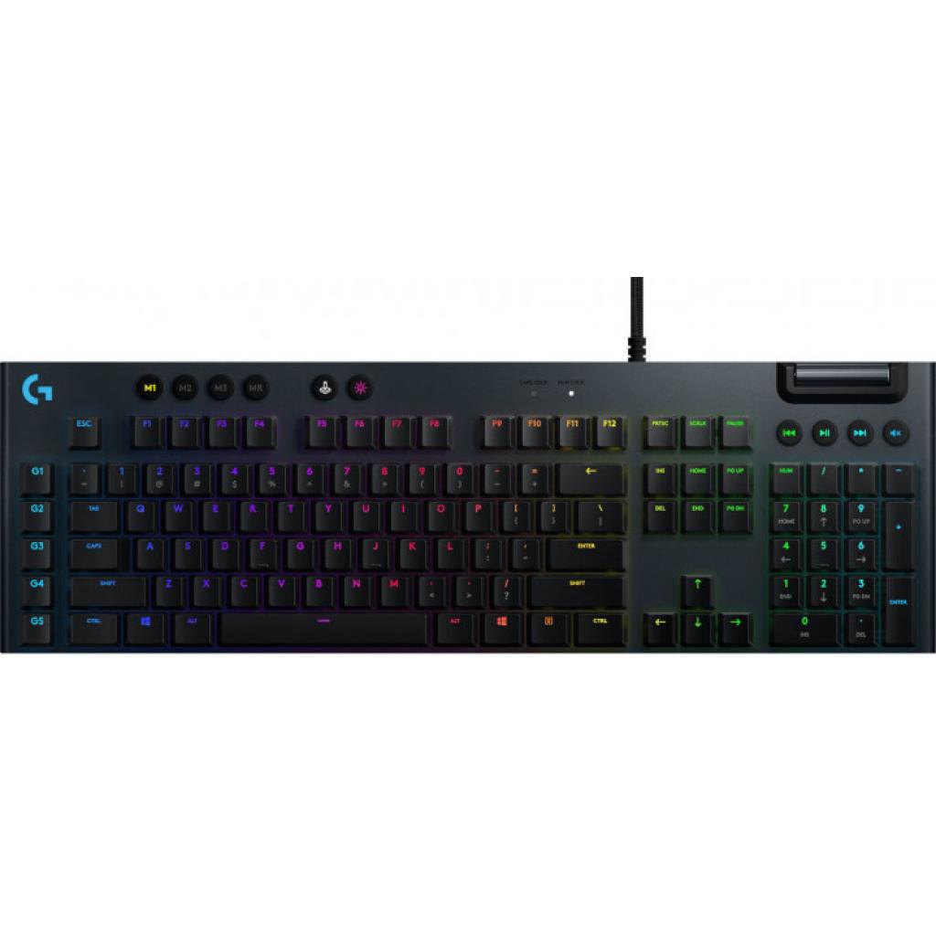 Клавиатура Logitech G815 Lightsync RGB Mechanical GL Linear (920-009007) (WY36dnd-254285), фото №1