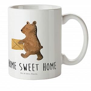 Дитяча Кружка Mr. & Mrs. Panda Ведмедик Дім, пластикова - Фото 1