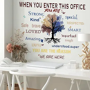 Наклейка на стіну Runtoo Office Motivation Tree synthetic.ua - Фото 1