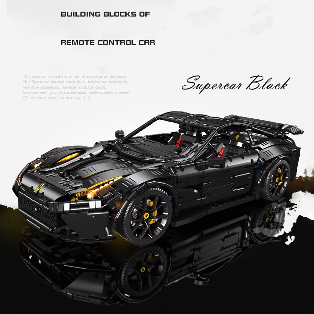 Блок MISINI 91102 Supercar Clamping, 3097 шт Велика автомобіль з дистанційним керуванням Спортивний автомобіль 1:8 MOC Technology Toy, фото №2
