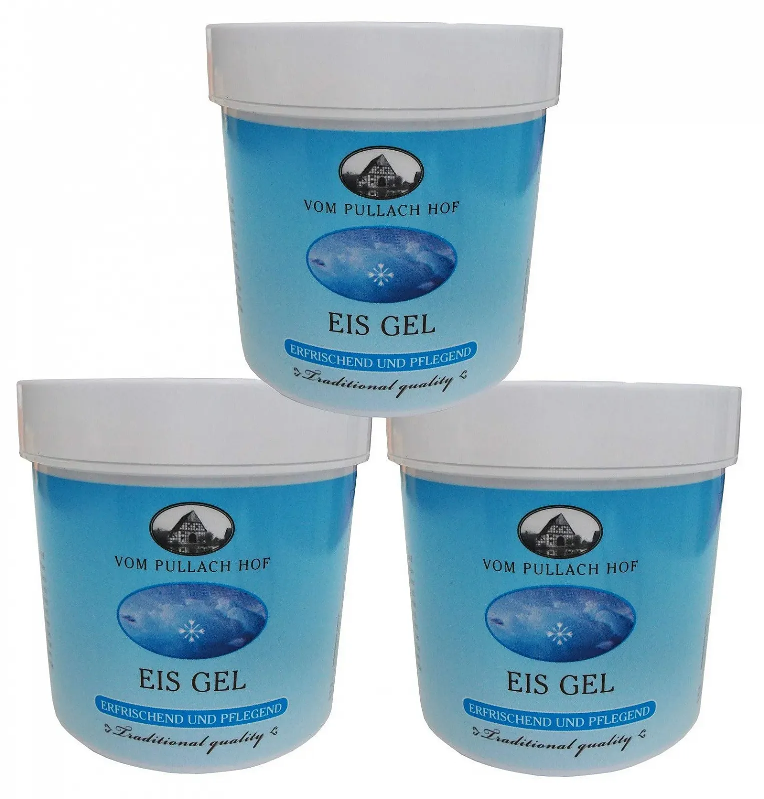 Охлаждающий гель для ног Pullach Hof Ice Gel 6 x 250 ml, фото №1