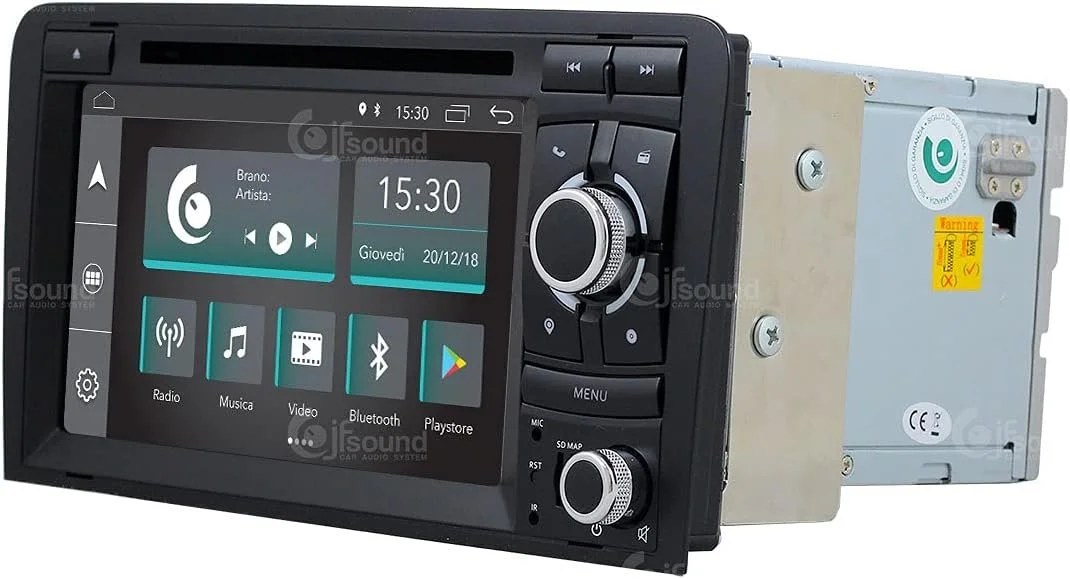 Автомагнітола 7" JfSound JF-0310I для Audi A3 (2003-2012) 2/16GB Android 9.0 DVD Black, фото №4