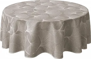 Скатертина Le linge de Jules Biloba 160 см кругла - Фото 1