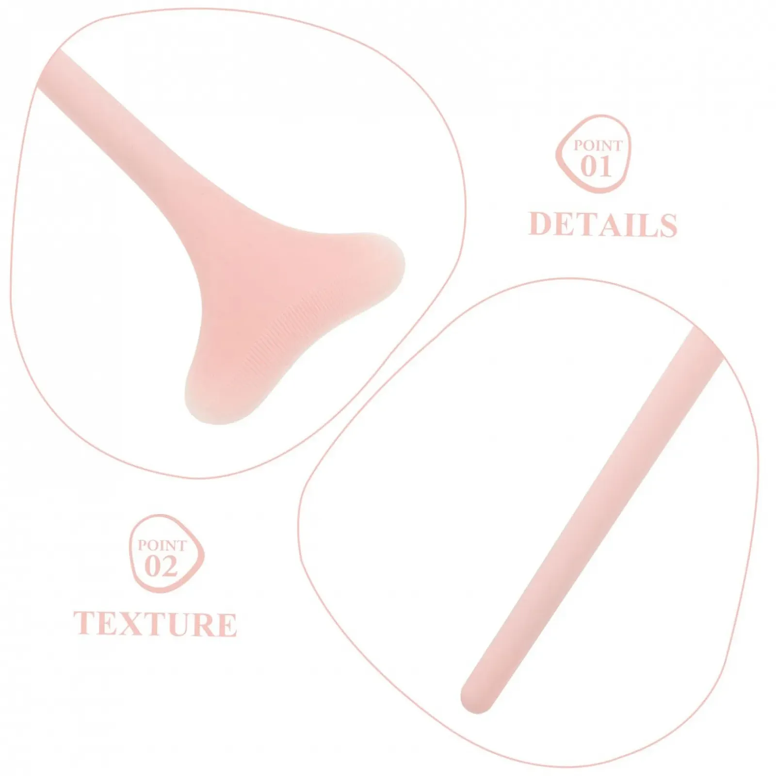 Інструмент для макіяжу очей minkissy Інструмент для тіней Рожевий, фото №7