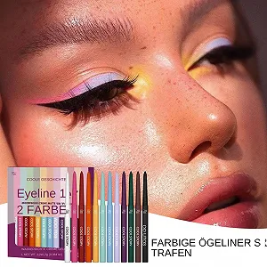 Набір підводок для очей, кольорова рідка ціна на synthetic.ua - Фото 1 Набір підводок для очей, кольорова рідка synthetic.ua - Фото 1