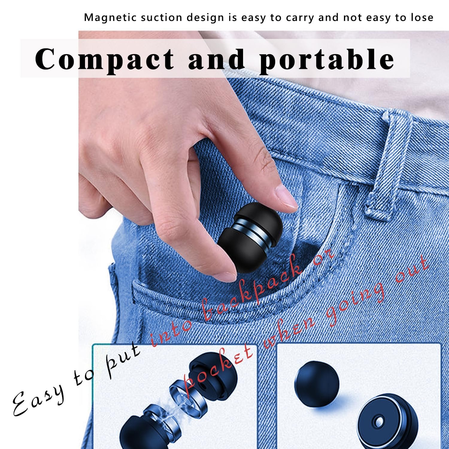 Подставка для ноутбука складная OYE, 2 портативные мини-подставки для ноутбука, невидимая охлаждающая подставка для ноутбука, охлаждающий офис, универсальная, нескользящая, для MacBook Pro Air, Surface Tablets (магнитная), фото №4