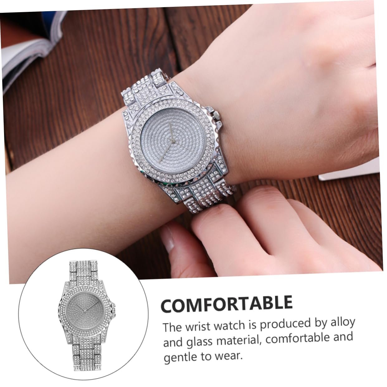 LIFKOME Жіночий наручний годинник Класичний дизайн Міцний сплав бізнес-годинник Точна шкала часу, фото №7 LIFKOME Жіночий наручний годинник Класичний дизайн Міцний сплав бізнес-годинник Точна шкала часу, фото №7