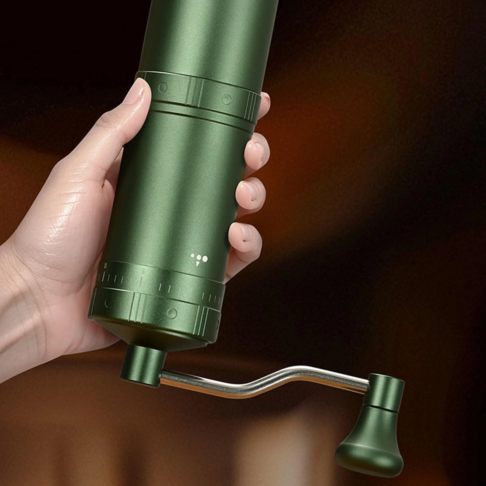 Ручная кофемолка из нержавеющей стали 304 с ручной рукояткой, фото №4