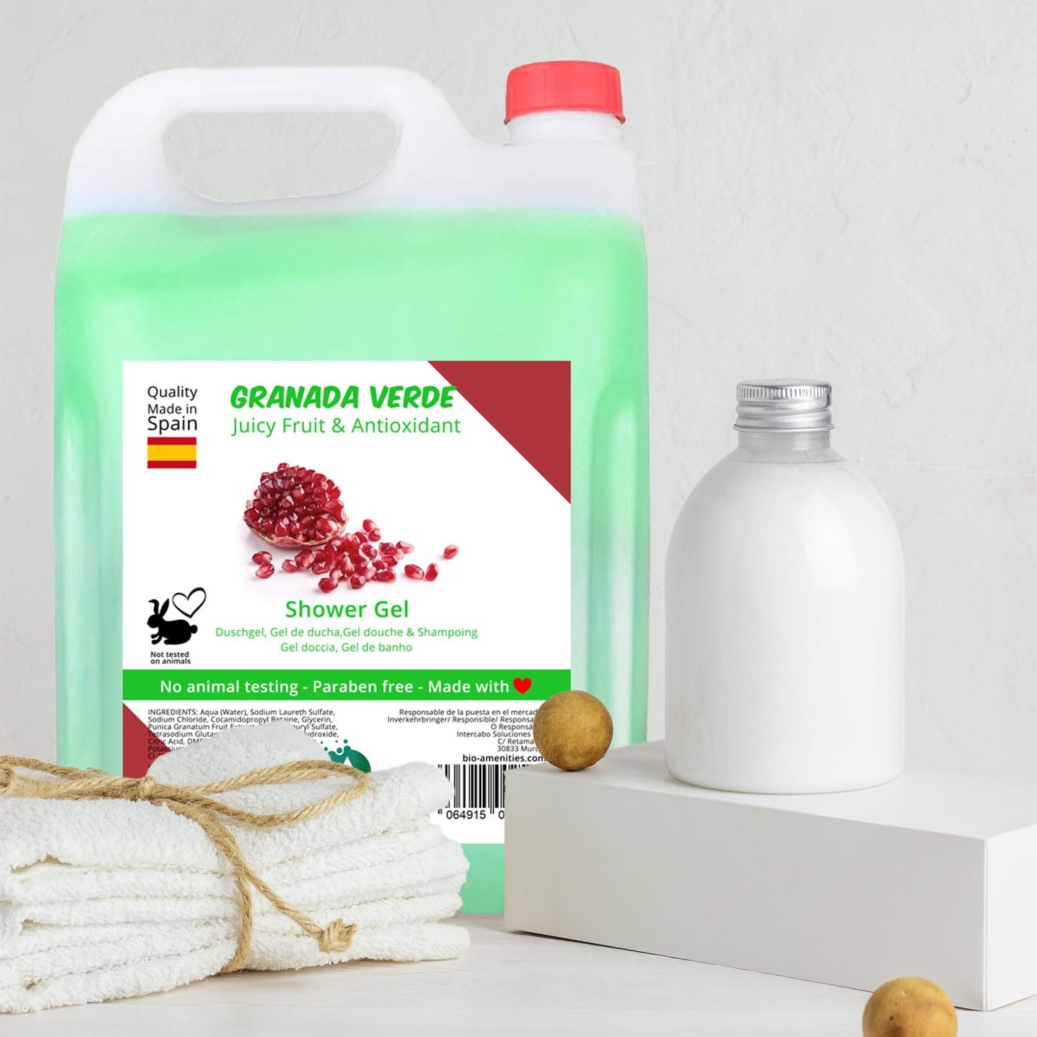 Гель для душу Pomegranate 5 л Каністра pH-нейтральний, фото №6