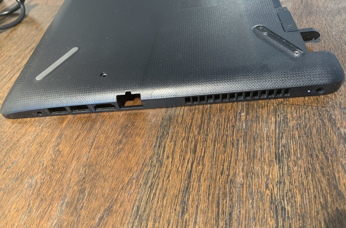 Нижня кришка корпусу ноутбука HP BS-15  (підон, сервісна кришка), фото №4