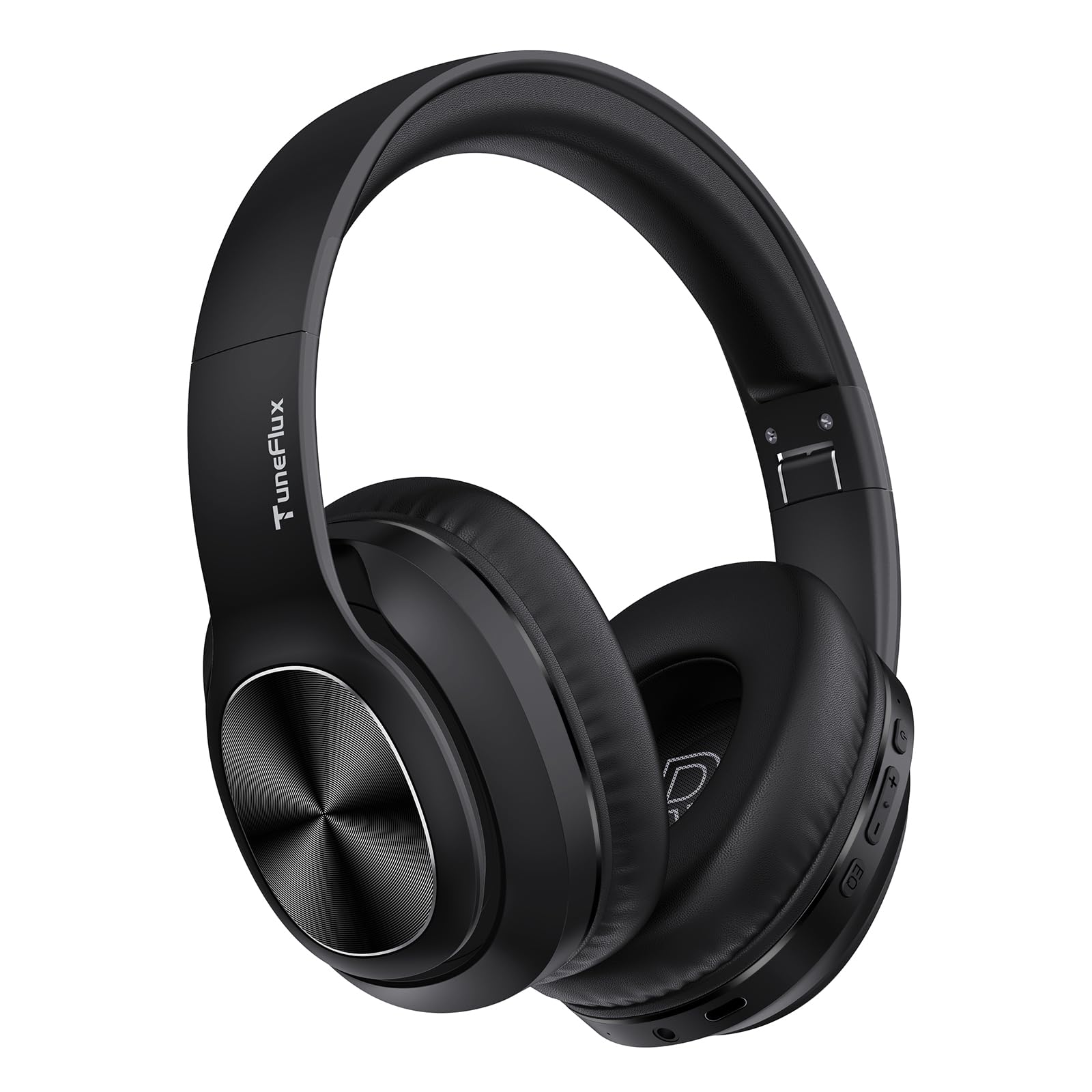 Навушники Bluetooth TuneFlux Over Ear 80 годин чорні, фото №1