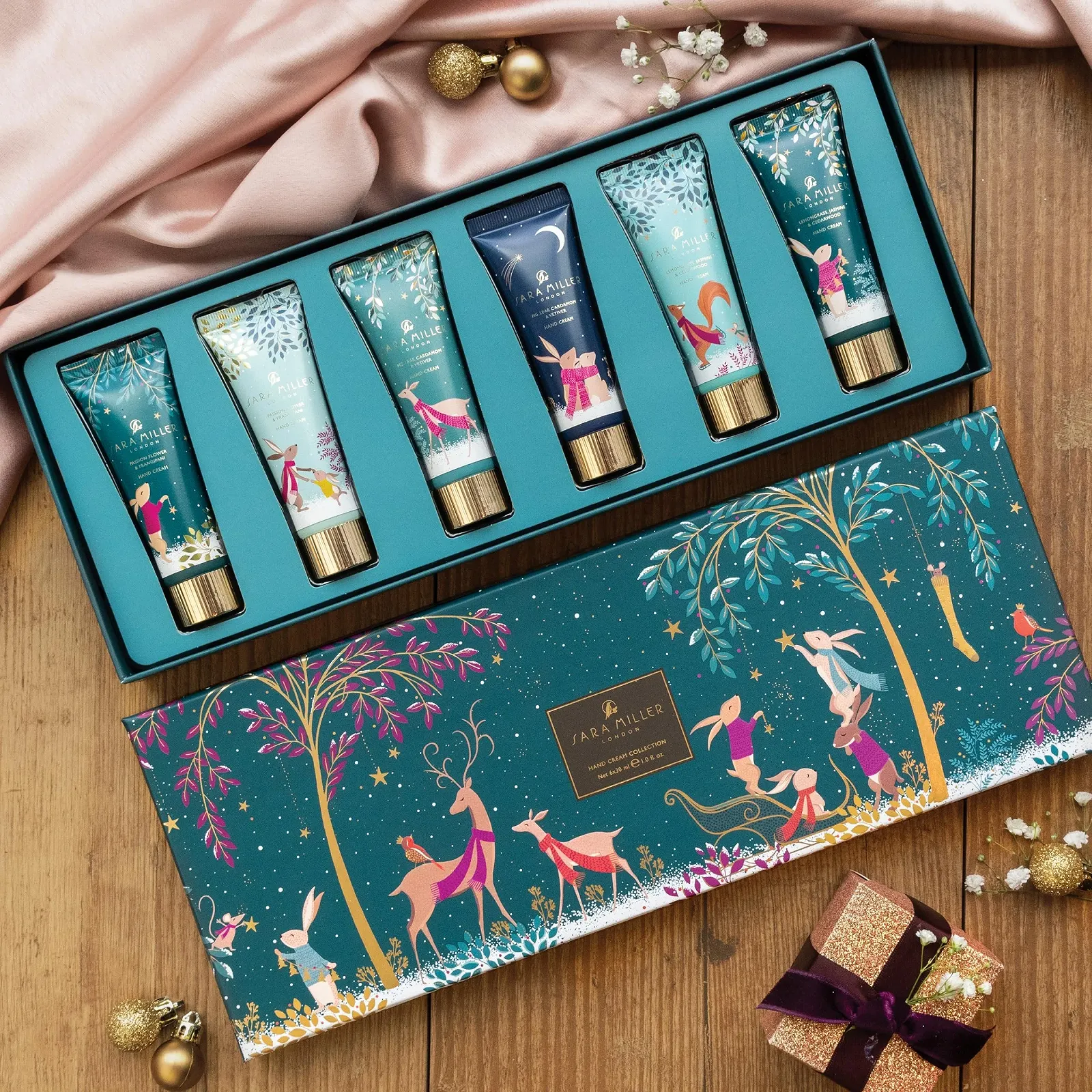 Крем для рук Sara Miller Woodland Tales Набір з 6 шт, 30 мл, дорожній розмір, веганський, фото №4