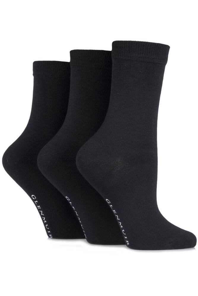 Шкарпетки Glenmuir Класичні однотонні бамбукові, набір 3 пари, фото №1