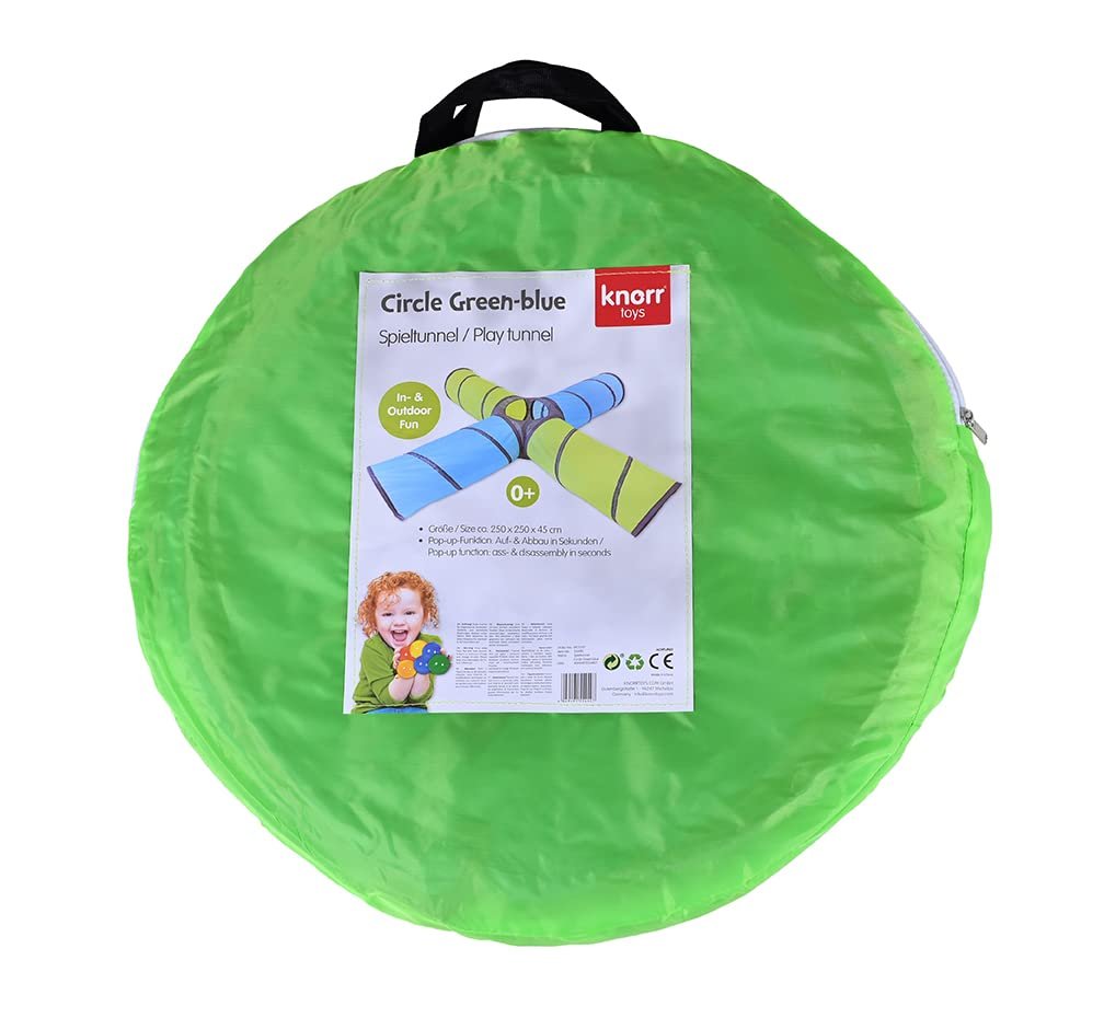 Туннель для игр KNORRTOYS.COM Circle Зеленый Синий, фото №15