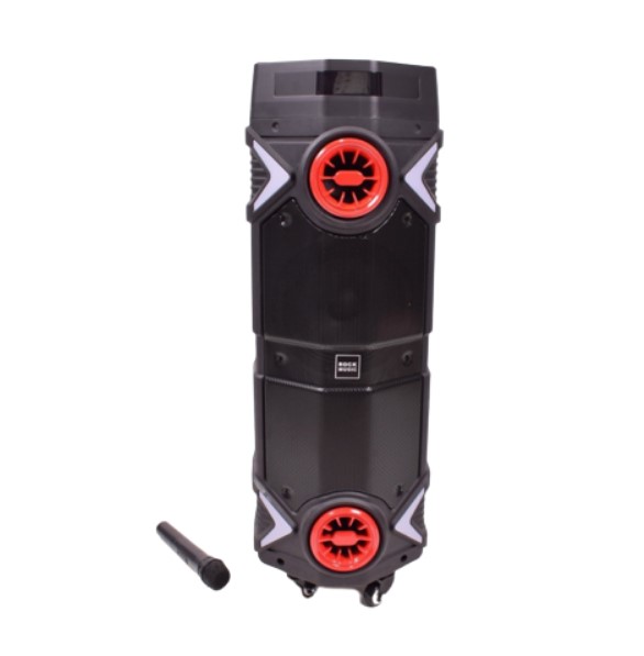 Акустическая система XPro Q82 80Вт 8 дюймов, USB, SD, FM радио, Bluetooth, 1 радиомикрофон, ДУ (lp-91711_4635), фото №1