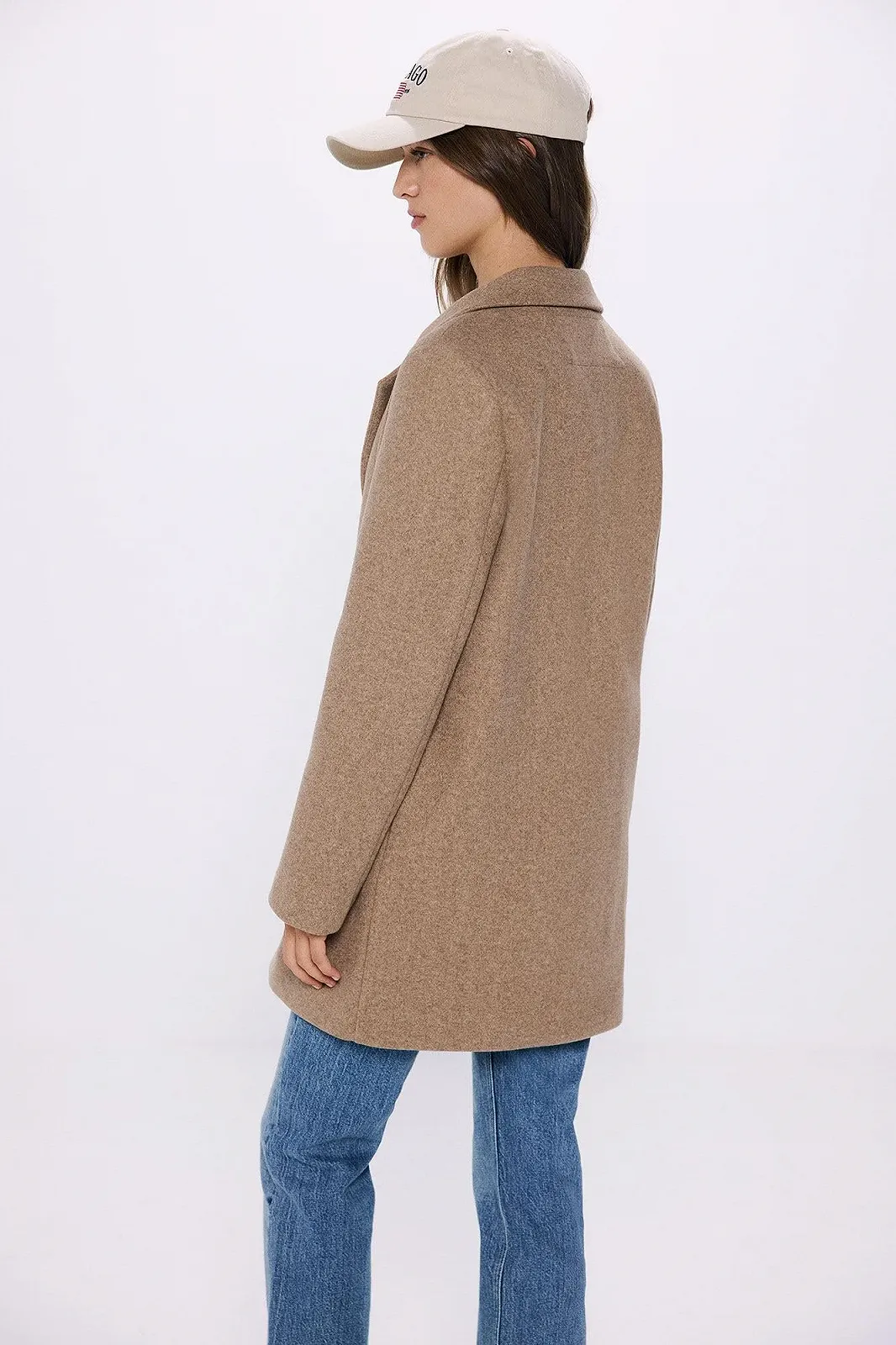 Пальто Springfield Regular Fit з прямим лацканом, фото №5