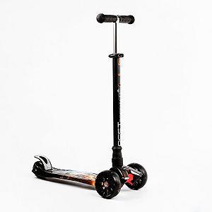 Самокат Best Scooter MAXI S 4 колеса PU СВЕТ Planets 60 кг Разноцветный 111810 - Фото 1