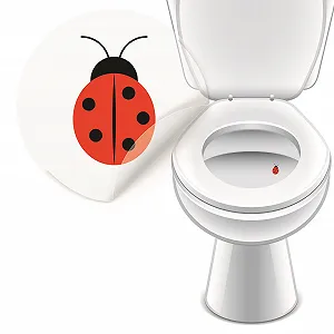 Наклейки для унитаза 16 шт. Цветные synthetic.ua - Фото 1