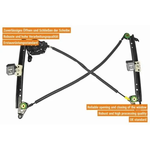 Склопідйомник VAICO V10-9855 SEAT SKODA VW VAG, фото №2