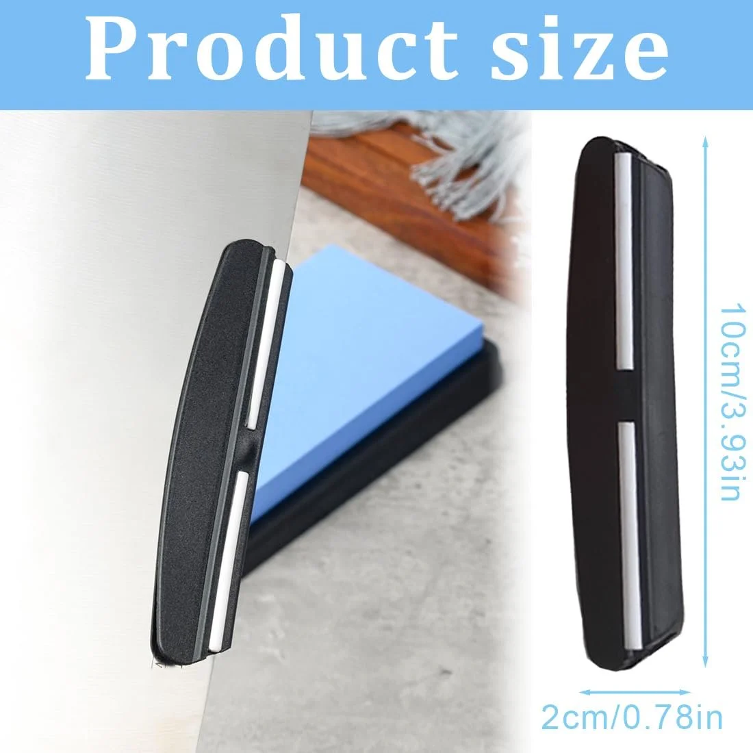 Набір тримачів кута заточування ножів 2 шт. ABS-пластик 100 мм Чорний, фото №2