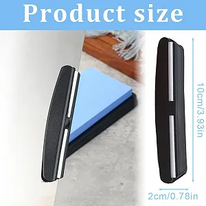 Набор держателей угла заточки для ножей 2 шт. ABS-пластик 100 мм Черный synthetic.ua - Фото 1