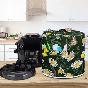 Чехол ZIATUBLES Butterfly Daisy Floral Slow Cooker Crock Pot с карманом L synthetic.ua - Фото 1