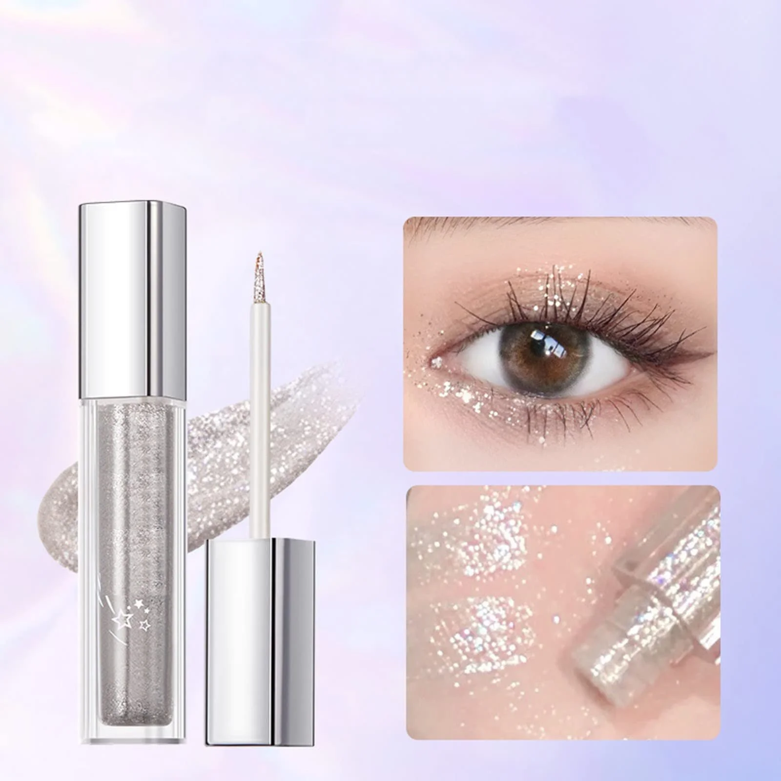 Жидкие тени для век Хамелеон Блестки Металлик, фото №7