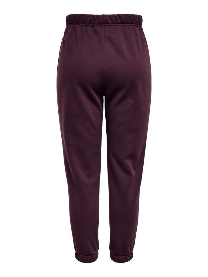 Штани ONLLULA PANT SWT 15244347-Winetasting-Print:HERO ONLY Бордовий XS, фото №5