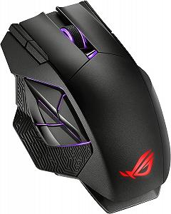 Ігрова бездротова миша Asus ROG Spatha X / USB / Радіоканал / 19000 DPI / 12 кнопок / RGB підсвітка / Чорна synthetic.ua - Фото 1