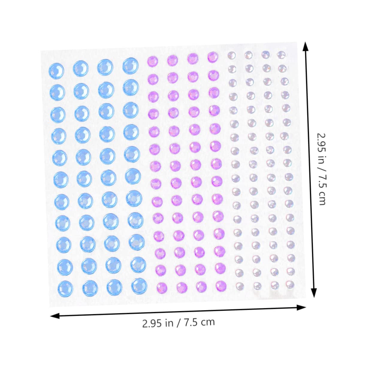 Акриловые бриллианты Наклейки со стразами FOMIYES 11 листов Самоклеящиеся Наклейки с драгоценностями Акриловые наклейки для открыток Альбомов для вырезок Свадебных украшений Подарочная упаковка Рождественские, фото №4