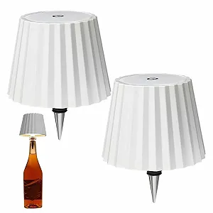 Лампа для пляшок LED 2 шт акумуляторна сенсорна димерована - Фото 1