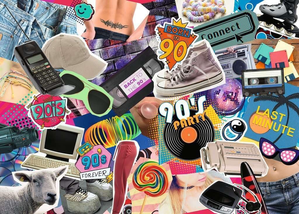 Пазл Ravensburger The 90s 17388 1000 деталей, фото №2