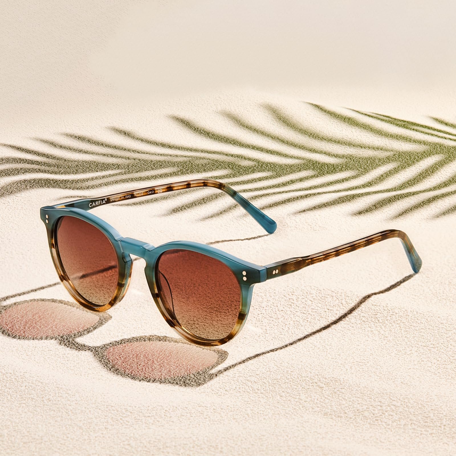 Поляризовані сонцезахисні окуляри Жіночі Ретро Круглий дизайн CARFIA CA2302, фото №8 Поляризовані сонцезахисні окуляри Жіночі Ретро Круглий дизайн CARFIA CA2302, фото №8