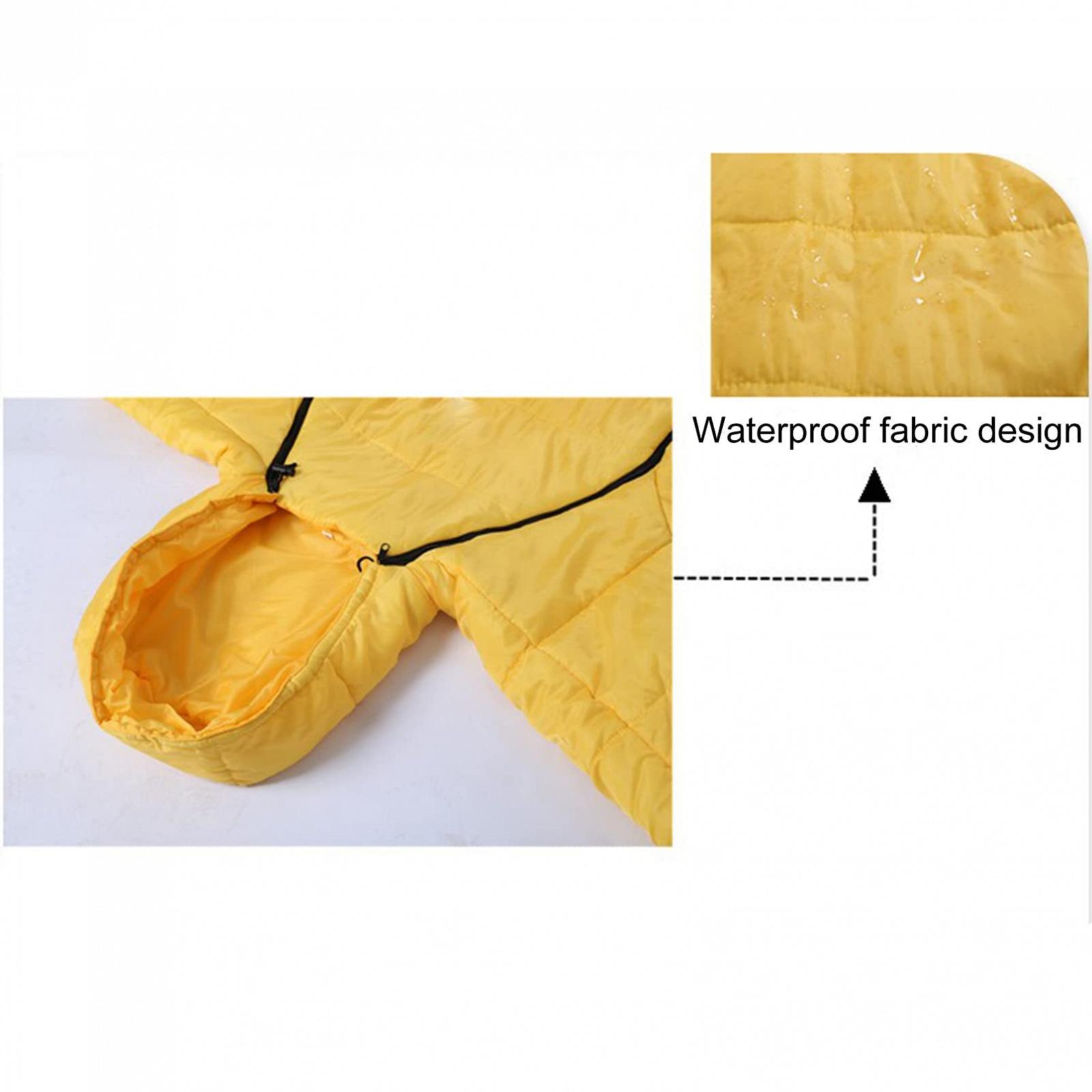 Спальный мешок MYVVKIA для взрослых для пеших походов, на улице, в помещении, путешествий, фото №6